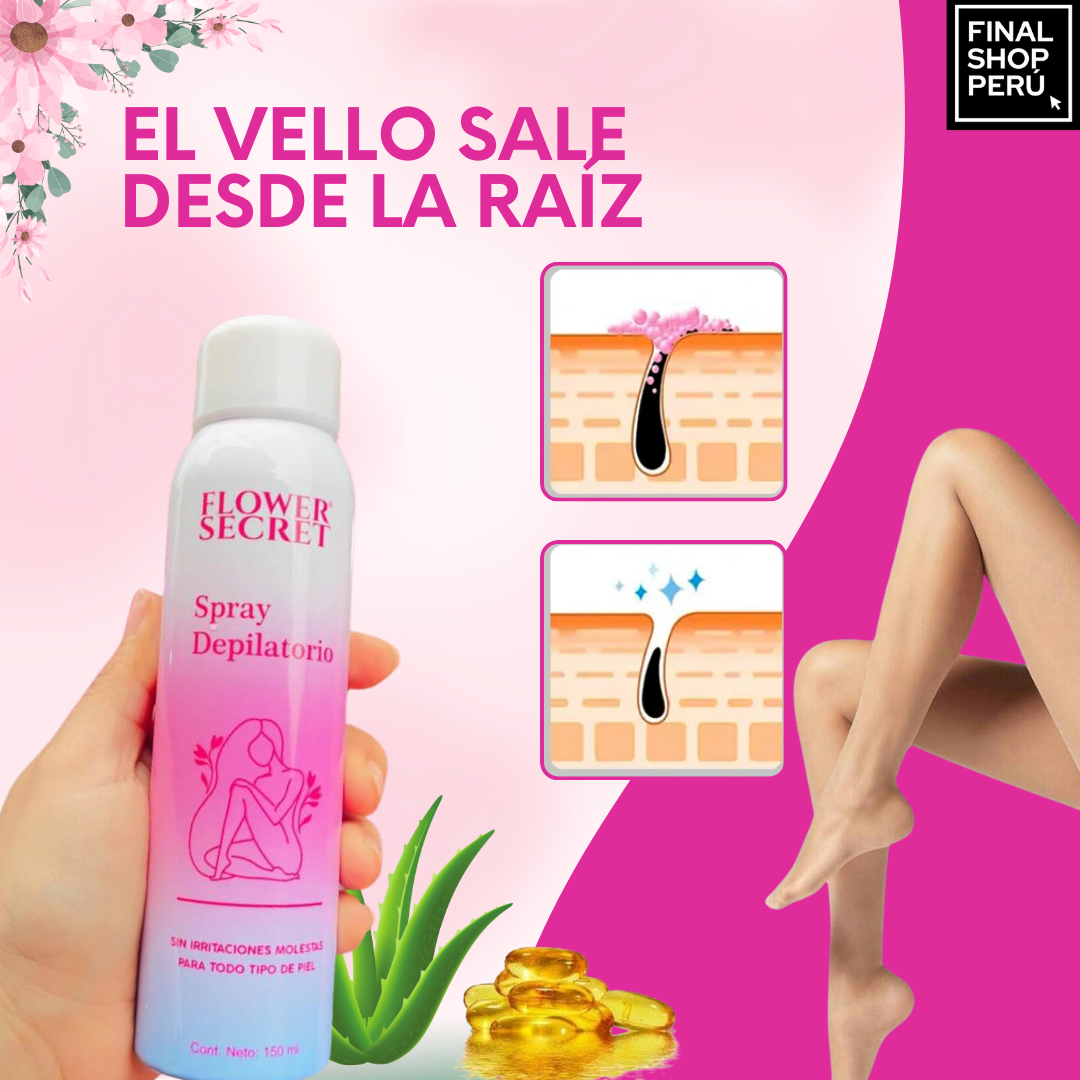 Hairoff® - Spray Depilatorio Permanente Natural