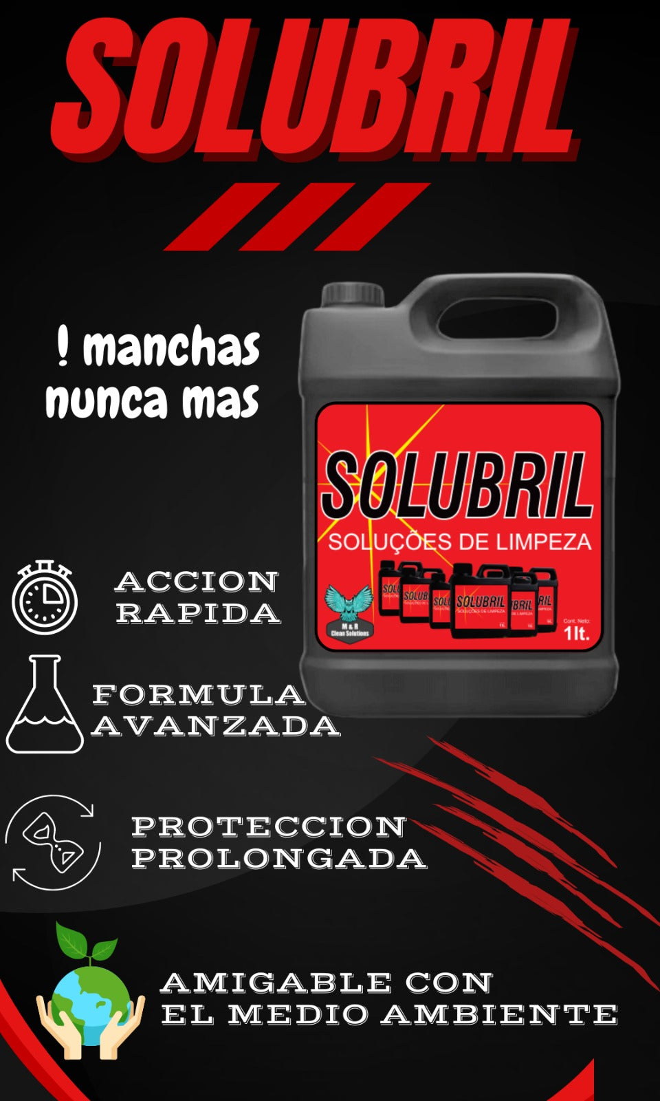 Solubril: Limpieza Total al Instante+ Envio GRATIS 🎁