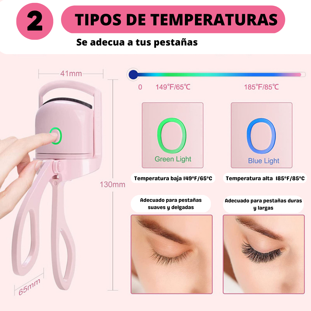 Lashsy™ Rizador de Pestañas Eléctrico Premium