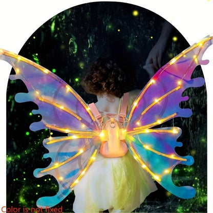 💝 Alas de hadas eléctricas con luces LED 💝