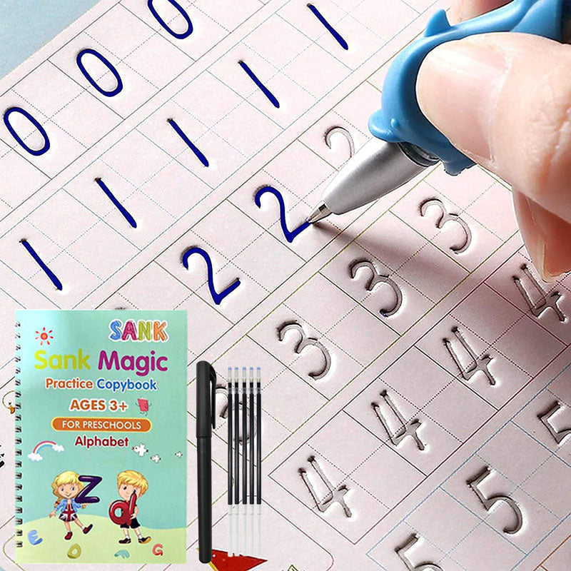 Set Cuaderno Caligrafía Magic™ (4 Cuadernos + 10 Lapiceros mágicos)