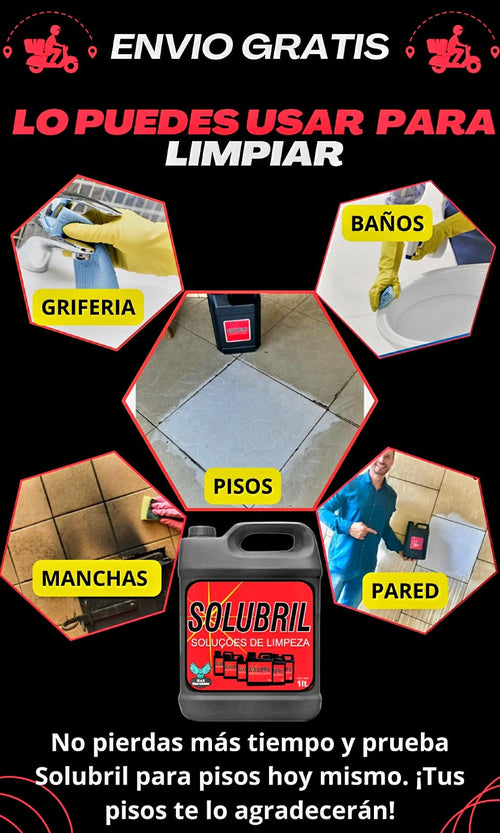 Solubril: Limpieza Total al Instante+ Envio GRATIS 🎁