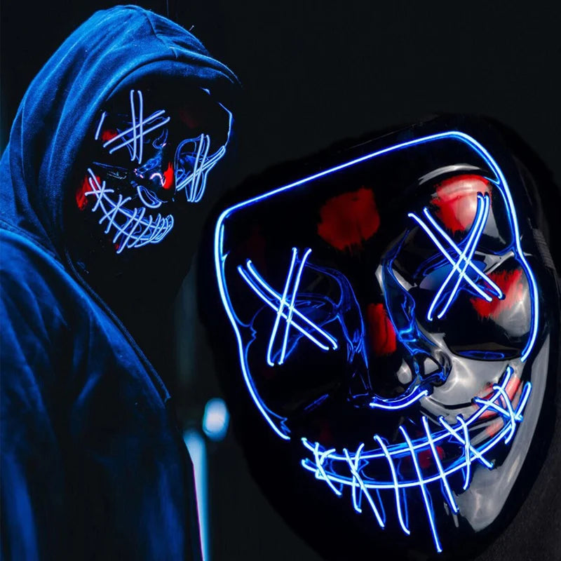 Mascara LED La Purga para Haloween 2024🎃