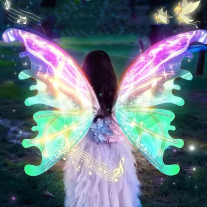 💝 Alas de hadas eléctricas con luces LED 💝